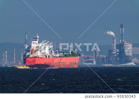 大型油輪，東京灣之海 93830343