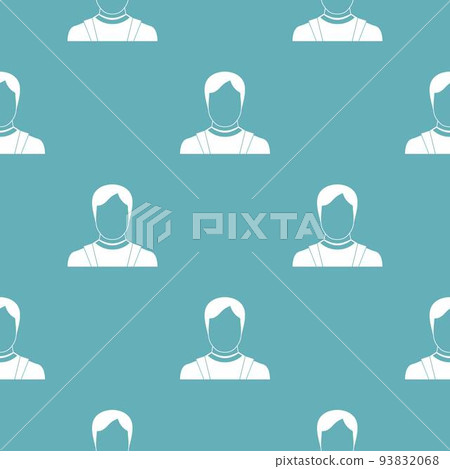 Man avatar pattern vector seamless Man avatar pattern vector seamless 93832068