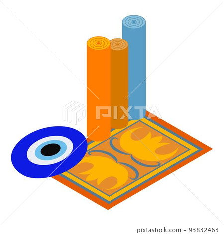Turkey attribute icon, isometric style Turkey attribute icon, isometric style 93832463