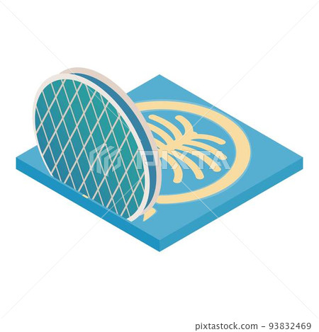 Landmark uae icon, isometric style 93832469