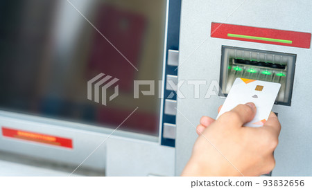 Atm money machine cash. Money bank credit card holding hand. Withdraw money cash from atm. Bank credit card, us dollar. Atm money machine cash. Money bank credit card holding hand. Withdraw money cash from atm. Bank credit card, us dollar. 93832656