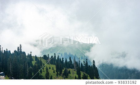 Famous georgian mountain resort Bakhmaro 93833192