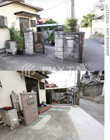 拆除入口處的砌塊牆，改造為停車場 93833277