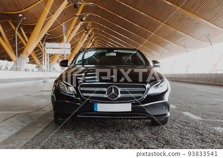 business car in the middle of madrid airport business car in the middle of madrid airport 93833541