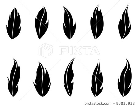 feather vector design illustration isolated on white background  93833938