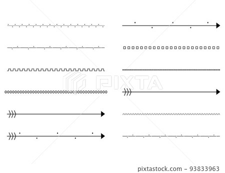Vintage decorative lines vector design illustration isolated on white background 93833963