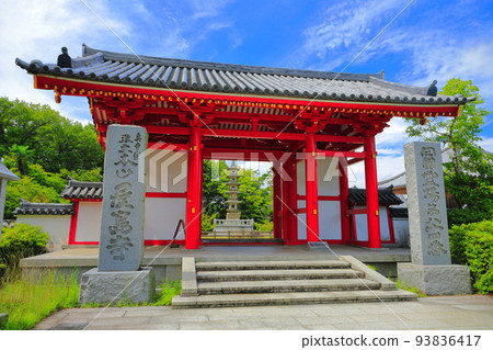 [Kagawa Prefecture] Higashidaimon at Yashima Temple in sunny weather 93836417