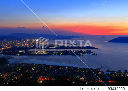 [香川縣]從屋島看高松市的夜景 93836633