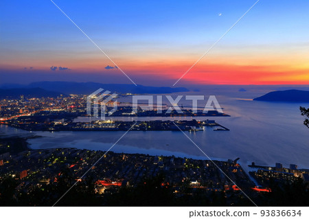 [香川縣]從屋島看高松市的夜景 93836634