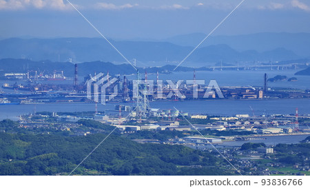 岡山陽升山展望台的倉敷水島工業區1 岡山陽升山展望台的倉敷水島工業區1 93836766