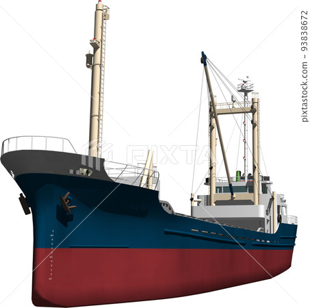 It is an illustration of a blue cargo ship moored in the port. background transparent image It is an illustration of a blue cargo ship moored in the port. background transparent image 93838672