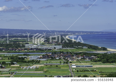 View from the Hawaii Fudoki Museum Sea of Japan in Hokuei Town Yurihama Town, Tottori Prefecture 93838948