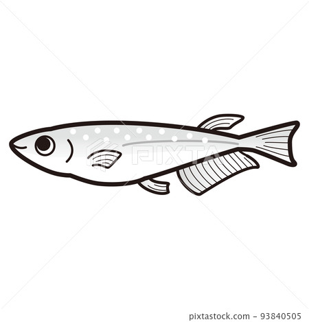 跛腳的白鱂魚的插圖 跛腳的白鱂魚的插圖 93840505