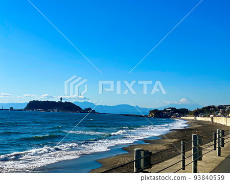 Yuiga海灘在冬天 93840559