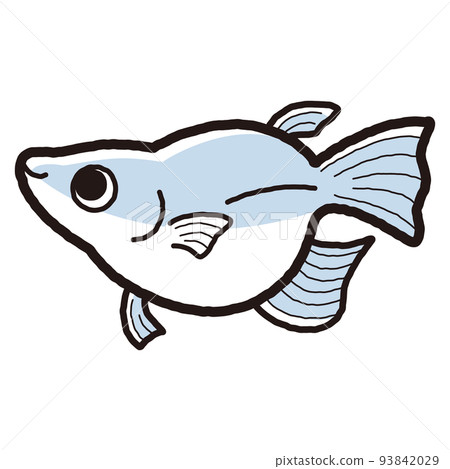 Illustration of a simple Dharma killifish 93842029
