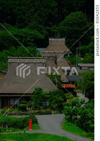Today's thatched roof village, Miyama with smooth blooms 93842855
