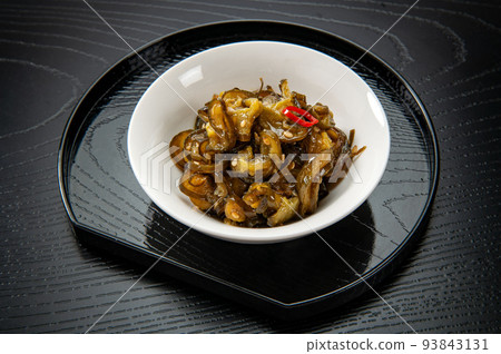 Japanese food, cucumber thinly sliced pickles Japanese food, cucumber thinly sliced pickles 93843131