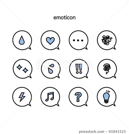 Emotion icon - Stock Illustration [93843325] - PIXTA