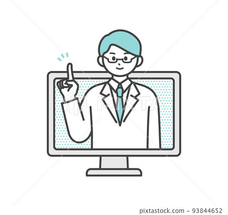 在線醫療的圖像插圖素材 在線醫療的圖像插圖素材 93844652