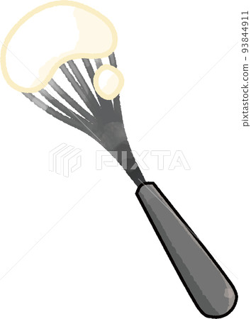 silver whisk and cream 93844911