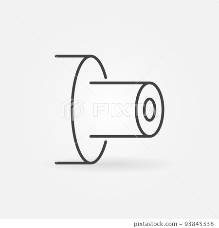 Optical fiber vector minimal icon in thin line style Optical fiber vector minimal icon in thin line style 93845338