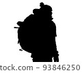 Climbing male silhouette 1 93846250