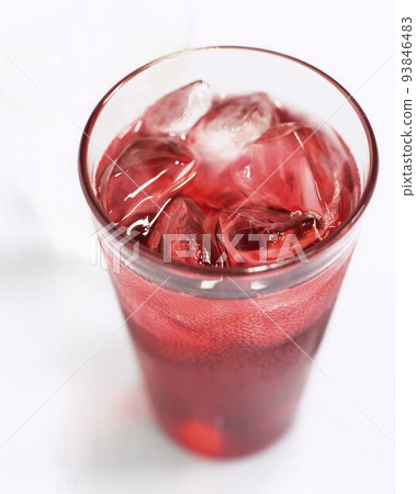 strawberry juice on white strawberry juice on white 93846483