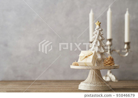 Tabletop Christmas tree and candle stand Tabletop Christmas tree and candle stand 93846679