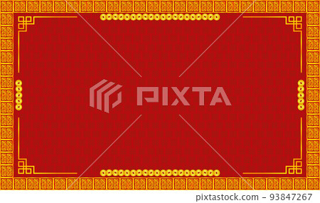 pattern frame with old money. happy chinese new year. CNY festival. asian holiday. pattern frame with old money. happy chinese new year. CNY festival. asian holiday. 93847267