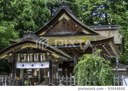 Ube Shrine Worship Hall, Tottori City, Tottori Prefecture 93848688