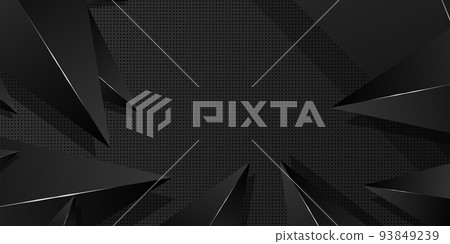 Vector triangle shape carbon background 93849239