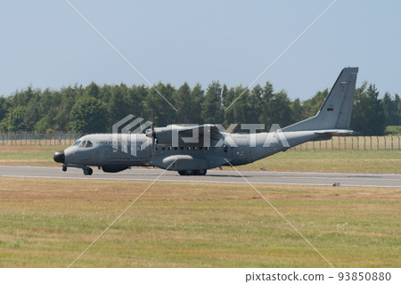 Portuguese Air Force C-295M/MPA transport patrol aircraft entering the runway 93850880