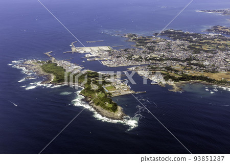 三浦半島城島鳥瞰圖 三浦半島城島鳥瞰圖 93851287