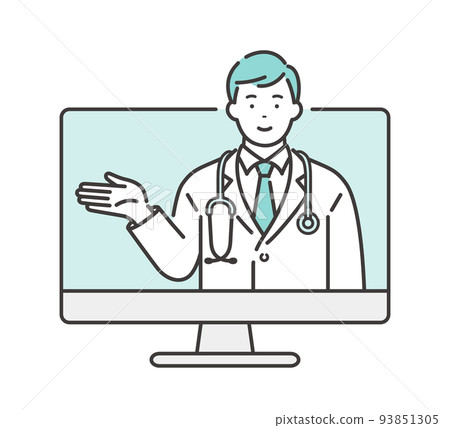 Online doctor remote medical care for young doctors Online doctor remote medical care for young doctors 93851305