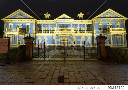 Former Hakodate Public Hall at night 93852111