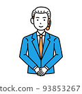 Call center operator male bow 93853267