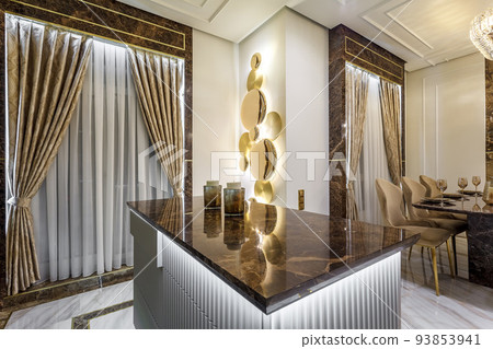 Luxury Kitchen Design, italian marble and granite countertop 93853941