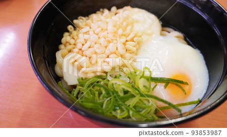 Japanese Conveyor Belt Sushi Menu (Ontama Udon) 93853987