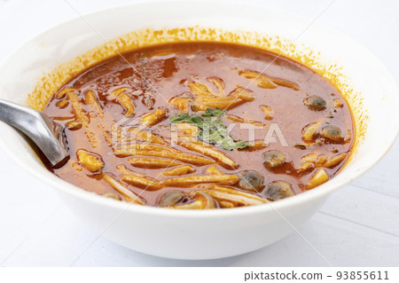 Delicious Thai Tom Yum Kung Ramen 93855611