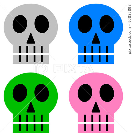 骷髏與死者的頭部變成骨頭 骷髏與死者的頭部變成骨頭 93855898