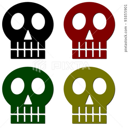 骷髏與死者的頭部變成骨頭 骷髏與死者的頭部變成骨頭 93855901