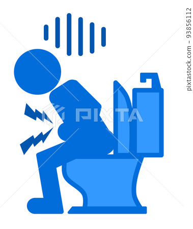 People who have abdominal pain and diarrhea and defecate in the toilet People who have abdominal pain and diarrhea and defecate in the toilet 93856112