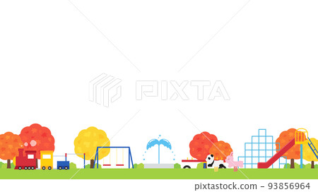 公園 frame_autumn_16:9 93856964