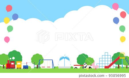 Park frame_sky and balloons_16:9 Park frame_sky and balloons_16:9 93856995