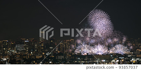 [Osaka Prefecture] Naniwa Yodogawa Fireworks Festival and Night View of Osaka 93857037