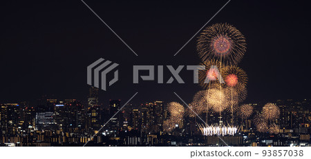 [Osaka Prefecture] Naniwa Yodogawa Fireworks Festival and Night View of Osaka 93857038