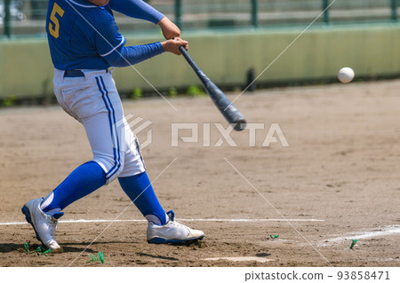 Boys' baseball game landscape 93858471