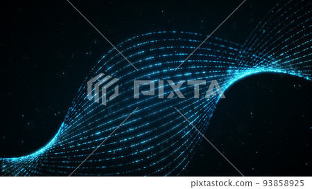 Abstract particle futuristic cyber background. loop animation Abstract particle futuristic cyber background. loop animation 93858925