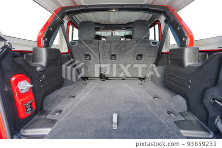 Wide clean empty car boot Wide clean empty car boot 93859231