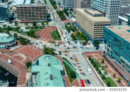 View of the Baltimore cityscape 93859285